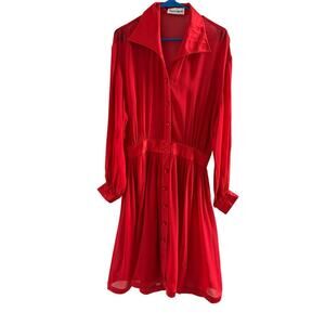 Albert Nipon Vintage 100% silk dress